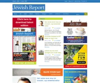 Sajr.co.za(The South African Jewish Report) Screenshot