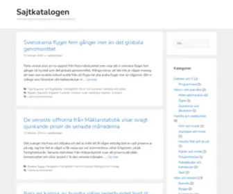 SajTkatalogen.se(Allt nytt värt att veta på nätet och kanske lite till) Screenshot