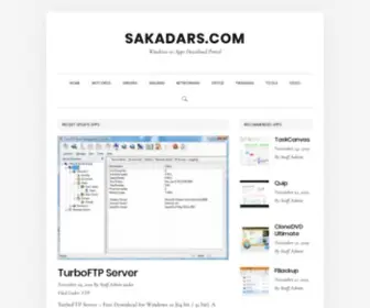 Sakadars.com(Fix Your Windows 10 Problems) Screenshot