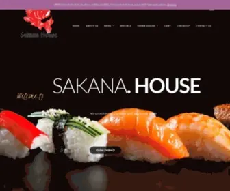 Sakana.house(Best sushi Barrie ON take out delivery online ordering order free delivery better than Diamond Sushi alternate) Screenshot
