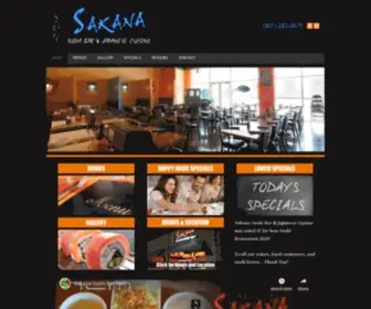 Sakanasushibar.com(Sakana Sushi Bar & Japanese Grill West Jordan Utah) Screenshot