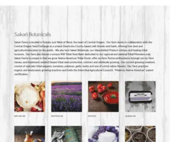 Sakaribotanicals.com(Sakari Botanicals) Screenshot