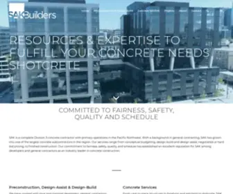 Sakbuildersinc.com(SAK Builders Inc) Screenshot