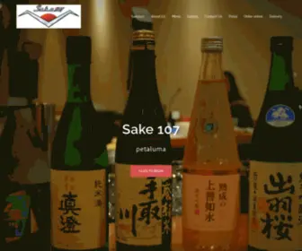 Sake107.com(SAKE 107) Screenshot
