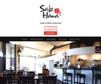 Sakehanawestborough.com(Sake Hana) Screenshot