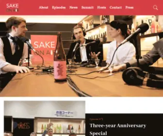 Sakeonair.com(Sake On Air) Screenshot