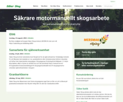 Sakerskog.se(Sakerskog) Screenshot