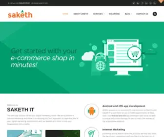 Sakethit.com(Best software company in hyderabad) Screenshot