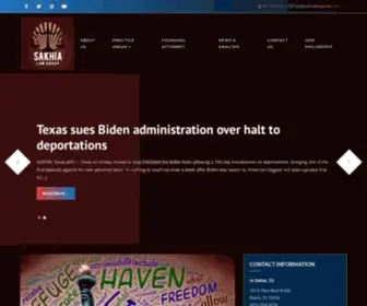 Sakhialawgroup.com(U.S Immigration lawyer) Screenshot