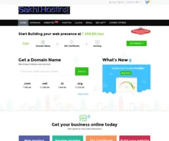 Sakhihosting.in(Domain and Web Hosting Solution) Screenshot