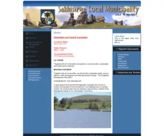 Sakhisizwe.gov.za(Sakhisizwe Municipality) Screenshot