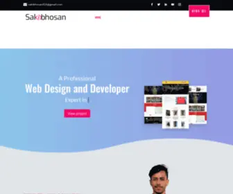 Sakibhosan.com(Sakib Hosan) Screenshot