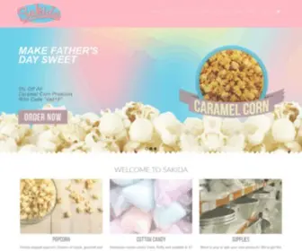 Sakida.com(Atlanta's Best Popcorn) Screenshot