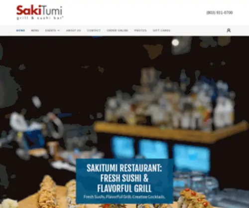 Sakifresh.com(SakiTumi Grill & Sushi Bar) Screenshot