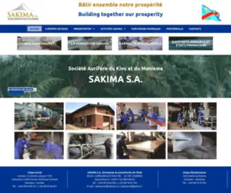 Sakima.cd(Société Aurifère du Kivu et du Maniema) Screenshot