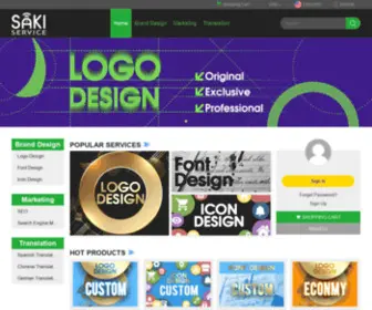 Sakiservice.com(Top logo Design) Screenshot