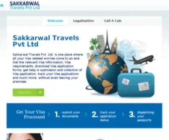 Sakkarwaltravels.com(Sakkarwal Travels) Screenshot