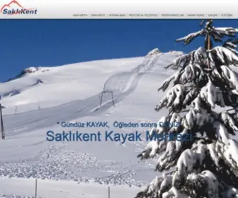 Saklikent.com.tr(Saklıkent Kayak Merkezi) Screenshot