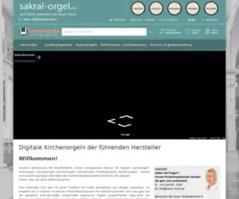 Sakral-Orgel.de(BAUER-MUSIC) Screenshot