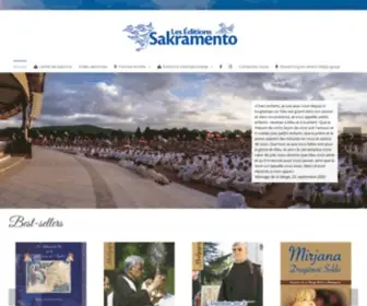 Sakramento.com(Les éditions Sakramento) Screenshot