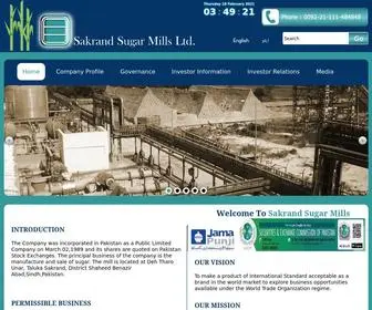 Sakrandsugar.com(Sakrand Sugar) Screenshot