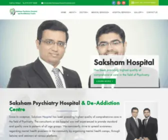 Sakshampsychiatryhospital.com(Saksham Psychiatry Hospital) Screenshot