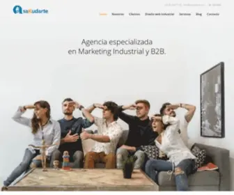 Sakudarte.com(Agencia de marketing digital B2B) Screenshot