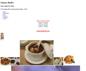 Sakurabuffetfl.com(Sakura Buffet) Screenshot