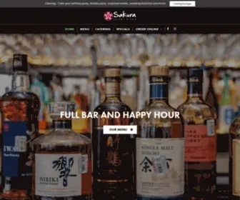 Sakuralakeway.com(Sakura Sushi & Bar) Screenshot