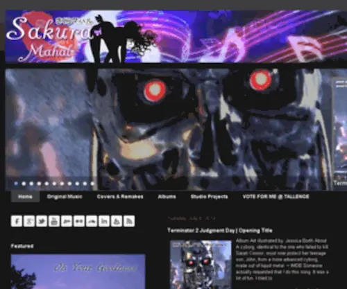 Sakuramahal.com(Sakura Mahal's Official Website) Screenshot