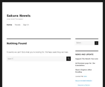 Sakuranovels.com(Sakuranovels) Screenshot