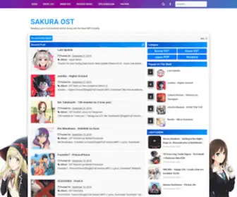 Sakuraost.com(SAKURA OST) Screenshot