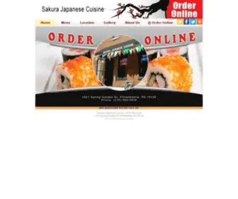 Sakuraphilly.com(Sakura Japanese Cuisine) Screenshot