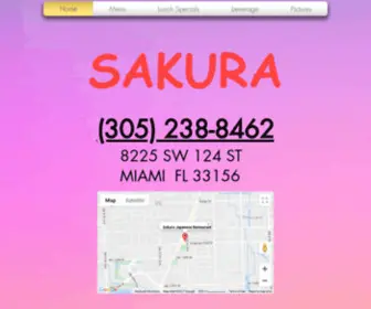 Sakurapinecrest.com(Sakura) Screenshot