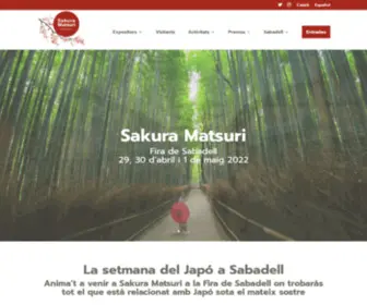 Sakurasabadell.com(Fira Sakura Matsuri Sabadell 2022) Screenshot