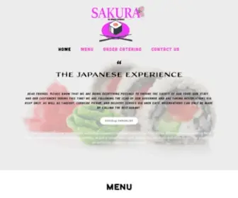 Sakurastpaul.com(Sakura Restaurant & Bar) Screenshot