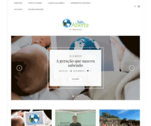 Salaaberta.com(Estamos abertos) Screenshot