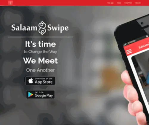 Salaamswipe.com(Salaam Swipe) Screenshot