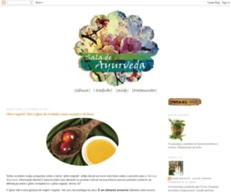 Saladeayurveda.com(Sala de Ayurveda) Screenshot