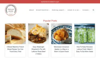 Saladinajar.com(Salad in a Jar) Screenshot