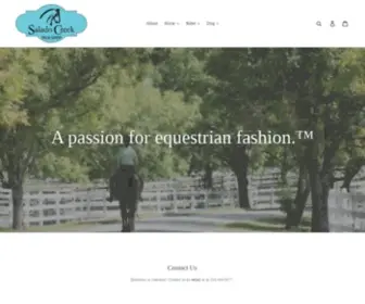 Saladocreektack.com(Salado Creek Tack Shop) Screenshot