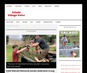 Saladovillagevoice.com(Salado Village Voice) Screenshot