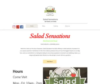 Saladsensations.net(Salad Sensations) Screenshot