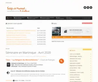 Salafidemontreal.com(Salafis de Montréal et d'ailleurs) Screenshot