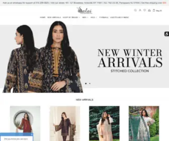 Salaishop.com(Buy Designer Pakistani Clothes Online USA) Screenshot