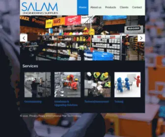 Salam-JO.com(Provider of innovative industrial products and solutions) Screenshot