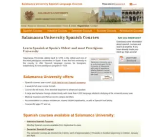 Salamanca-University.org(Spanish Courses at Salamanca University) Screenshot