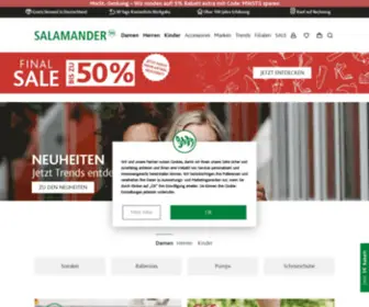 Salamander-Online.de(Modische Schuhe online & versandkostenfrei bestellen) Screenshot