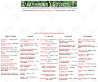 Salamandersociety.com(The Salamander Society) Screenshot
