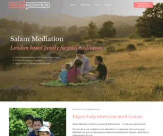 Salammediation.co.uk(London based family focused mediation) Screenshot